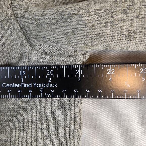 Sherpa Shacket L.L. Bean Men’s M Button Down Shirt Jacket Gray Fleece Lined - Picture 10 of 14